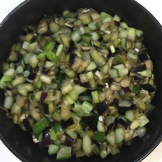 夏野菜たっぷり⭐︎山形のだし